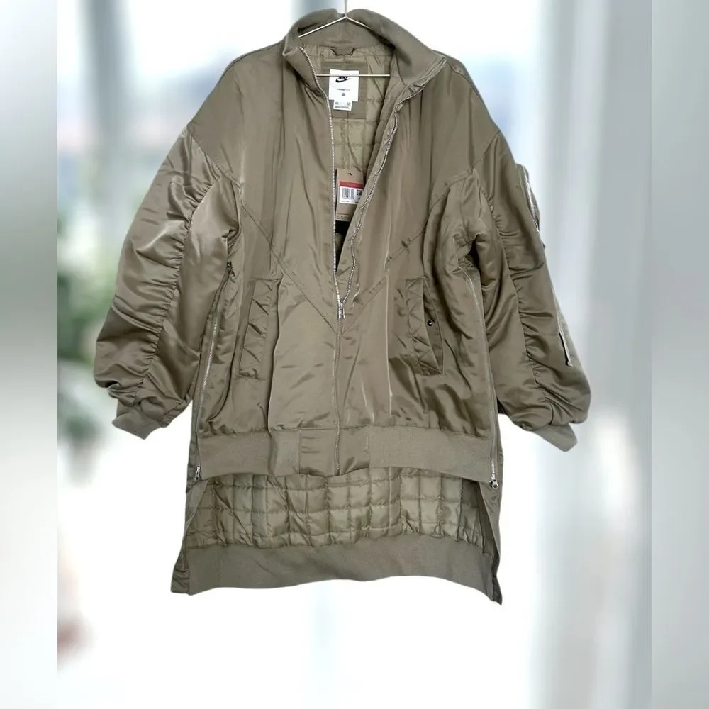 NIKE Insulated Oversized Sportswear Metro Puffer Therma-FIT Parka Jacket Sz L XL - Picture 5 of 15